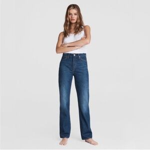 Rag & Bone Alex High Rise Wide Leg Jeans